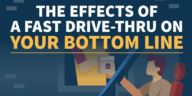 fast drive-thru on bottom line